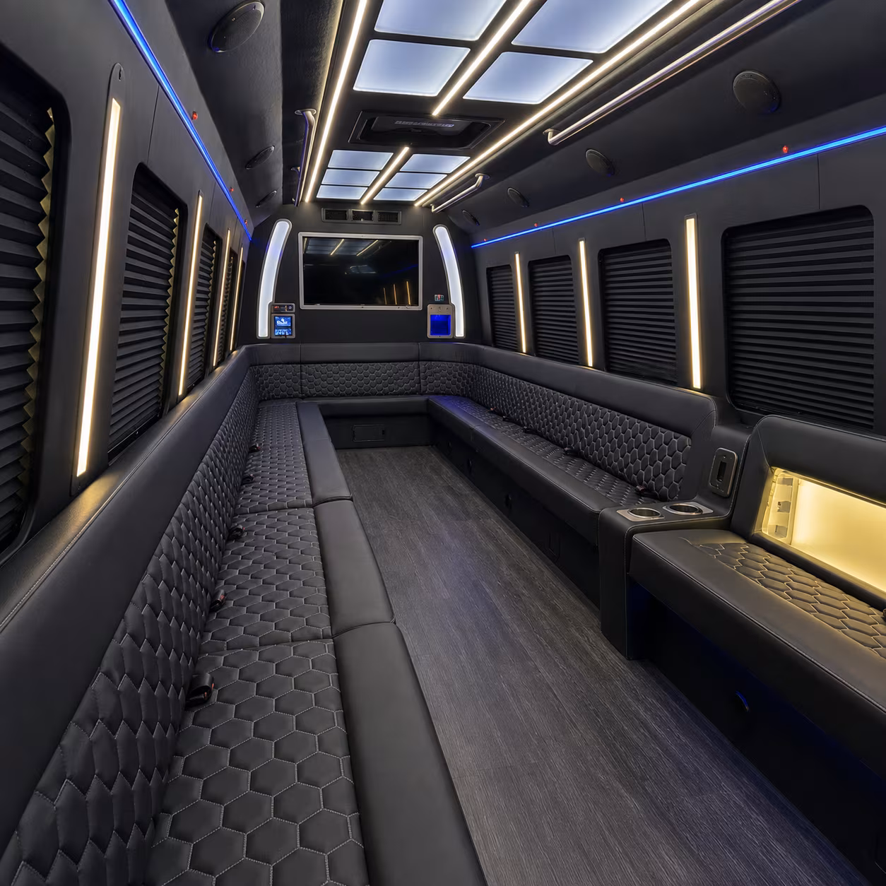 party bus interior