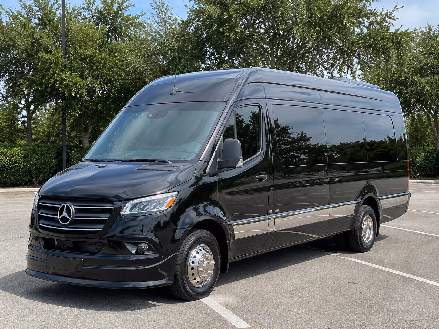 sprinter van with driver