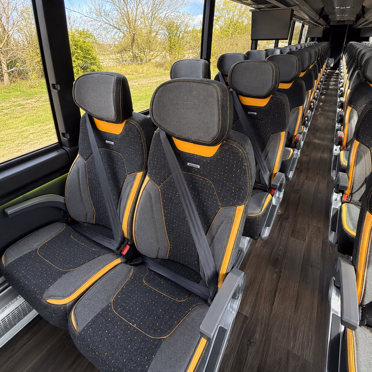 waterbury school event transportation onboard seating