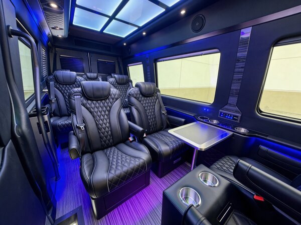 sprinter van leather seating